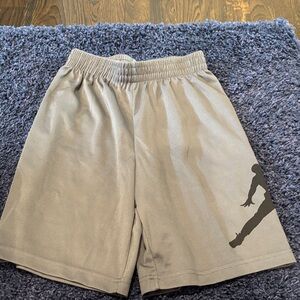 Gray Jordan lightweight basketball shorts